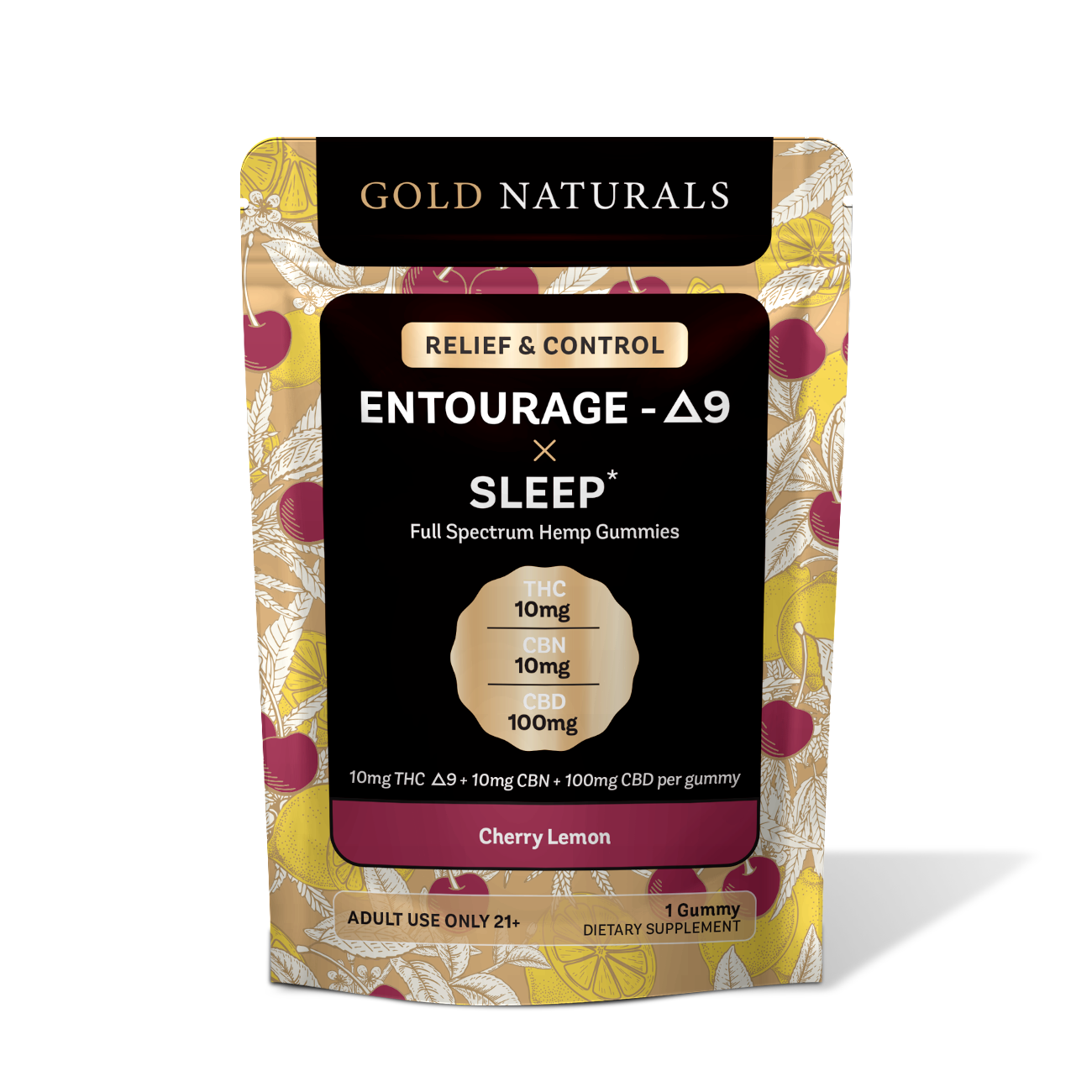 Gold Naturals Entourage Δ9 x Sleep Gummy