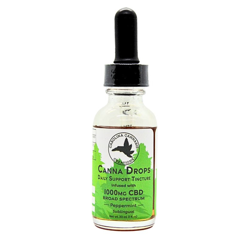 Canna Drops Broad Spectrum 1000mg CBD - Peppermint