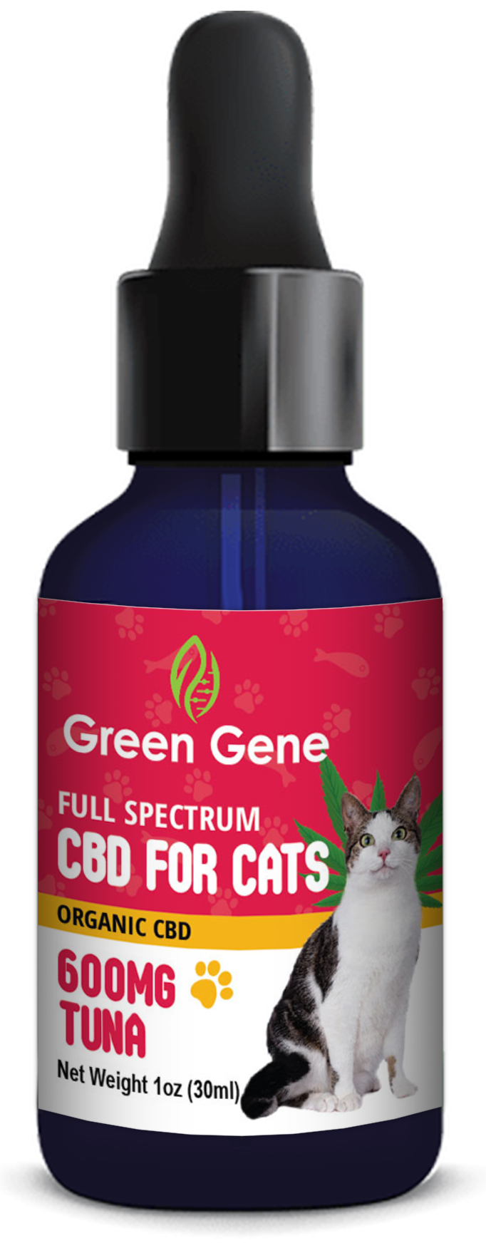 Full Spectrum CBD Oil for Cats - Feline Wellness Formula (300MG - 600MG)