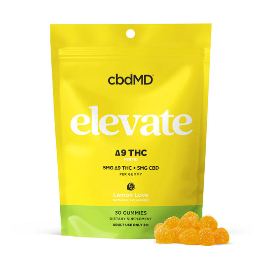 Delta 9 THC Elevate Gummies 100MG - Lemon Love